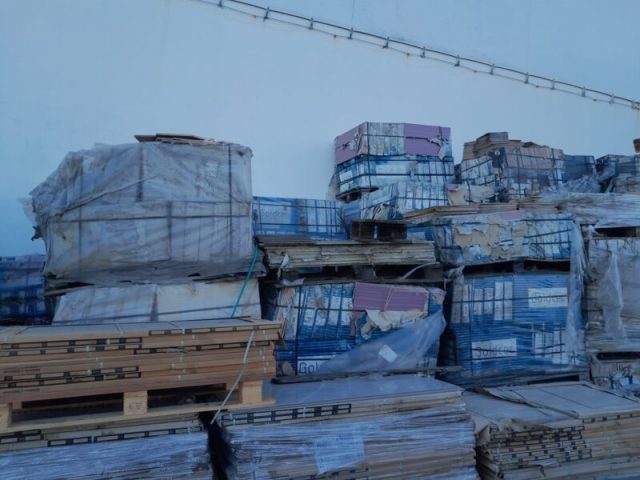 Mixed Ceramic Tiles Stock