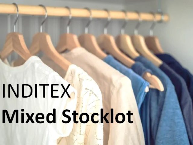INDITEX Mixed Stocklot: Zara, Bershka, Massimo Dutti, etc.